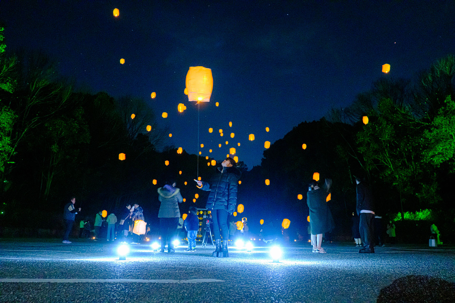 空飛ぶランタンナイトin岡山